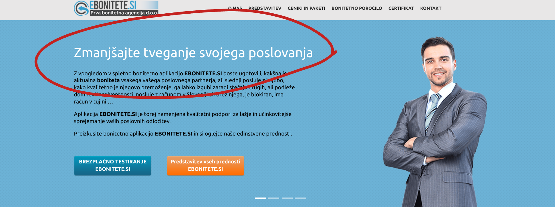 bonitete prijava . aida formula